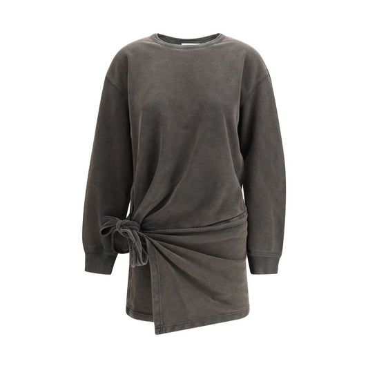 Marant Étoile Gray Cotton Casual Dress