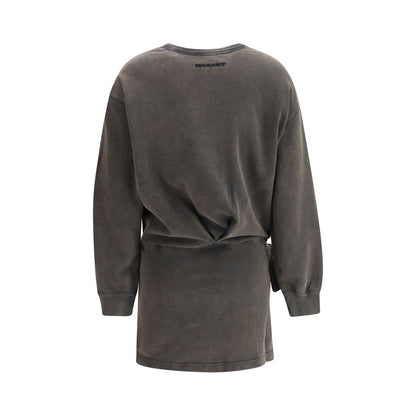 Marant Étoile Gray Cotton Casual Dress