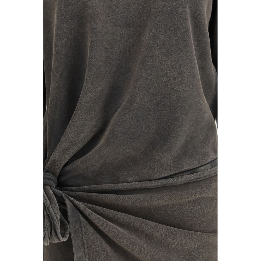 Marant Étoile Gray Cotton Casual Dress