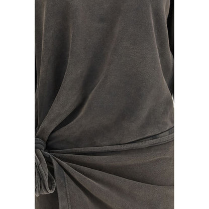 Marant Étoile Gray Cotton Casual Dress