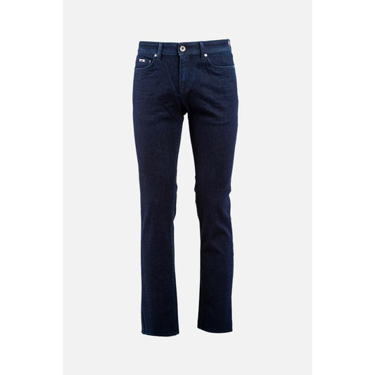 GAS Blue Cotton Jeans Denim - Modern Style for Men