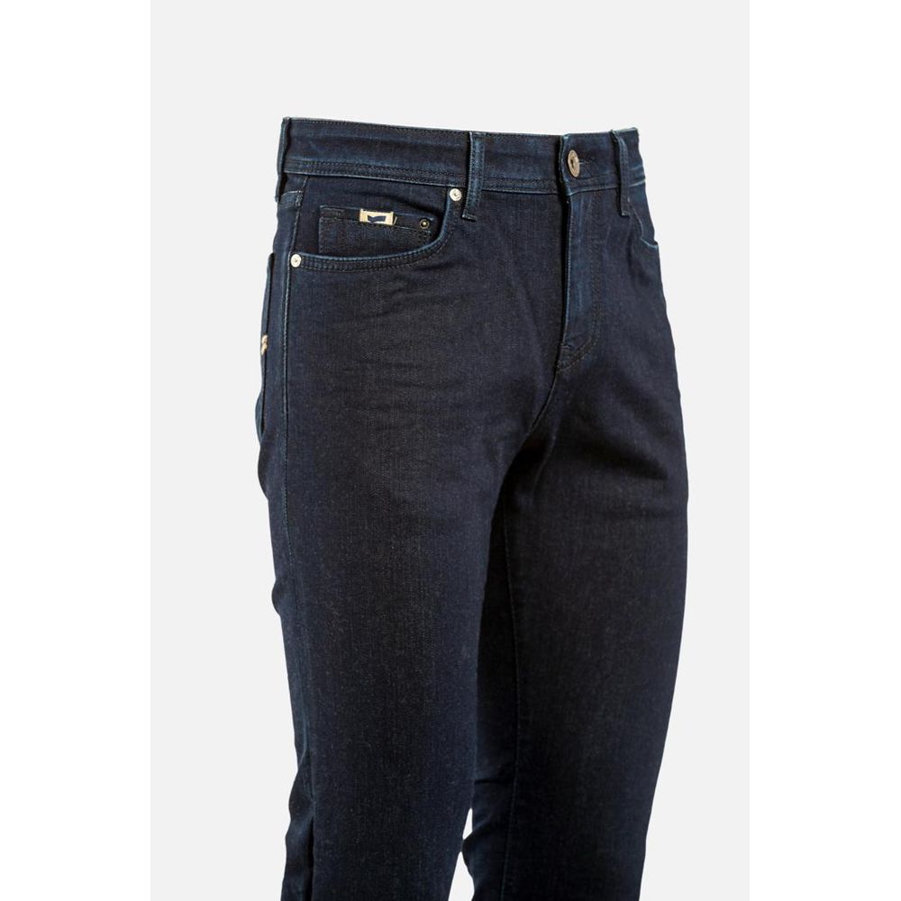 GAS Blue Cotton Jeans Denim - Modern Style for Men