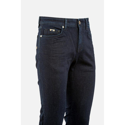 GAS Blue Cotton Jeans Denim - Modern Style for Men
