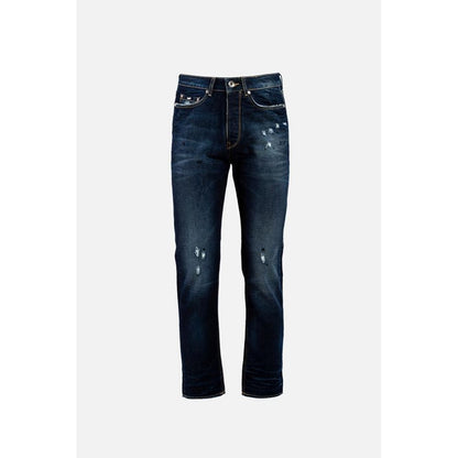 GAS Blue Cotton Jeans Denim