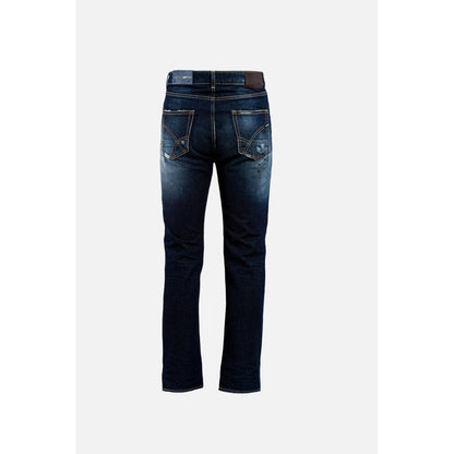 GAS Blue Cotton Jeans Denim