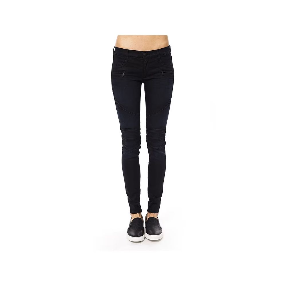 GAS Blue Cotton Skinny Jeans