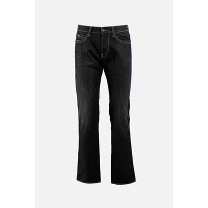 GAS Gas Gray Cotton Straight-Leg Jeans