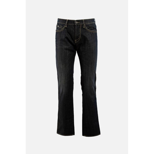 GAS Gas Gray Cotton Straight-Leg Jeans