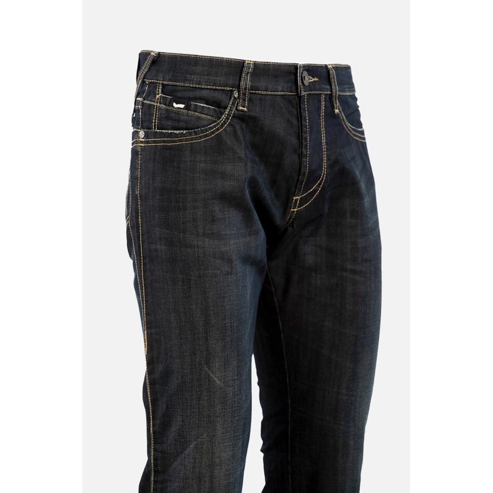 GAS Gas Gray Cotton Straight-Leg Jeans