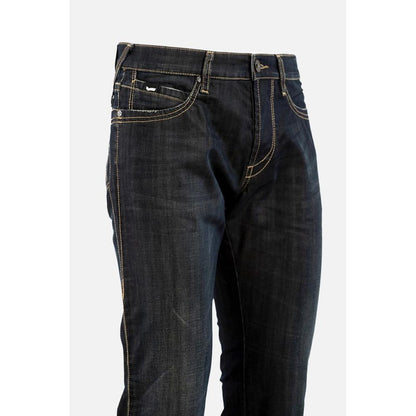 GAS Gas Gray Cotton Straight-Leg Jeans