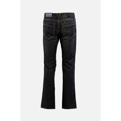 GAS Gas Gray Cotton Straight-Leg Jeans