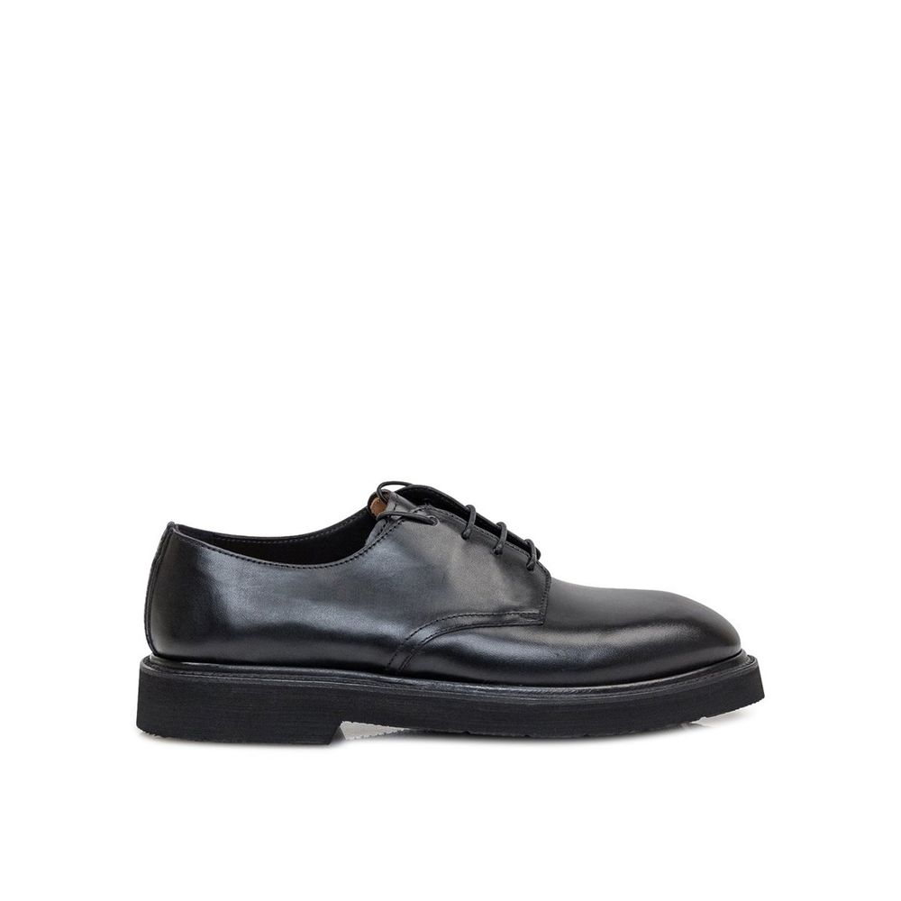 Premiata Black Calfskin Oxfords and Derbies