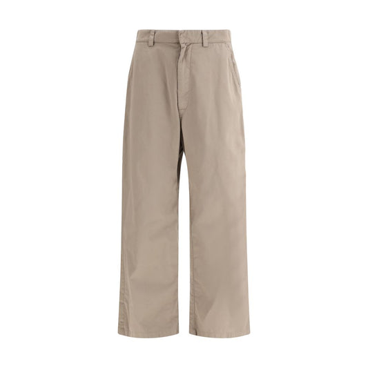 Balenciaga Beige Cotton Workwear Casual Pants