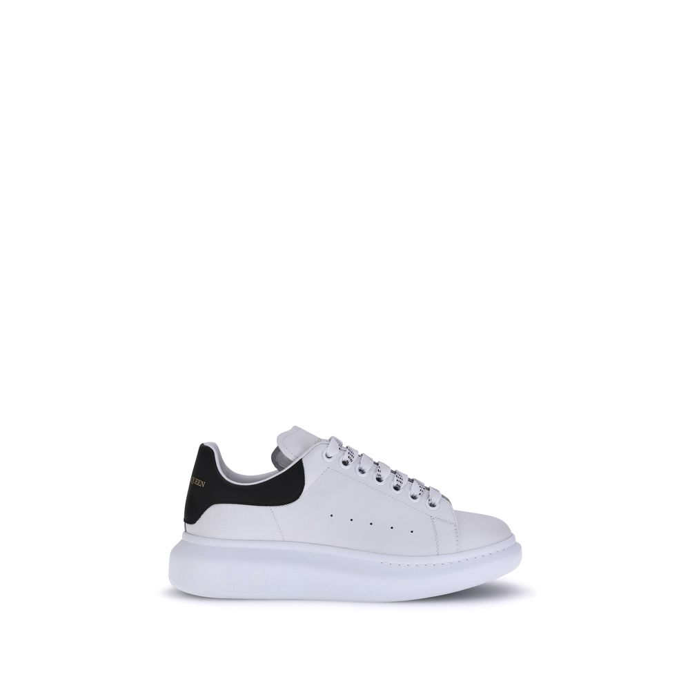 Alexander McQueen White & Black Oversized Platform Sneakers for Men
