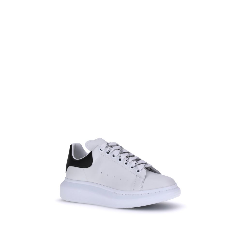 Alexander McQueen White & Black Oversized Platform Sneakers for Men