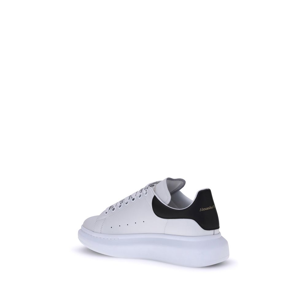 Alexander McQueen White & Black Oversized Platform Sneakers for Men