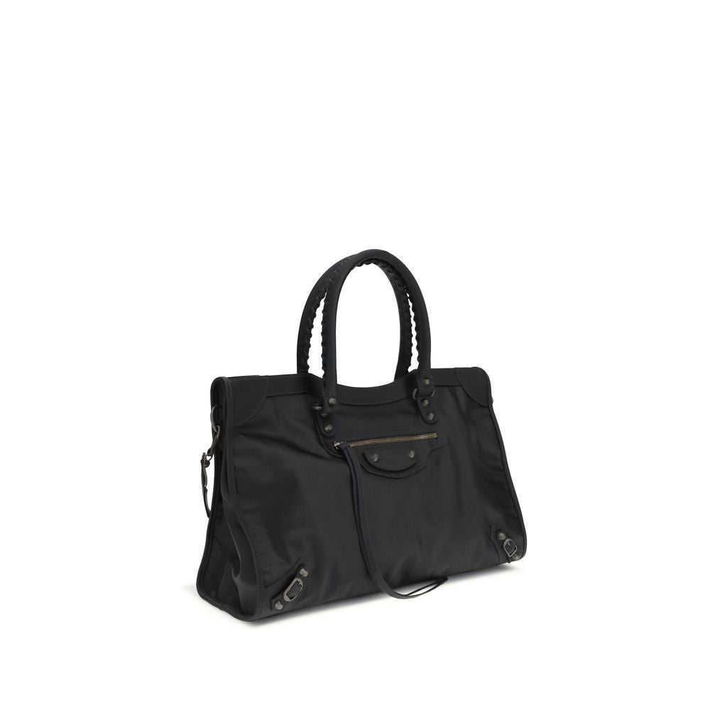 Balenciaga Black Le City Grande Handbag - Bold Elegance Redefined