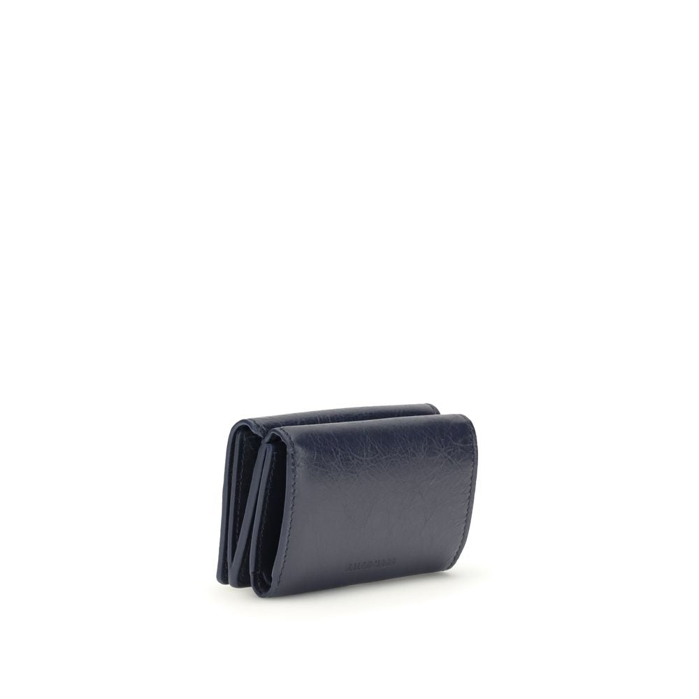 Balenciaga Blue Le City Mini Lamb Ovis Aries Wallet