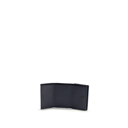 Balenciaga Blue Le City Mini Lamb Ovis Aries Wallet