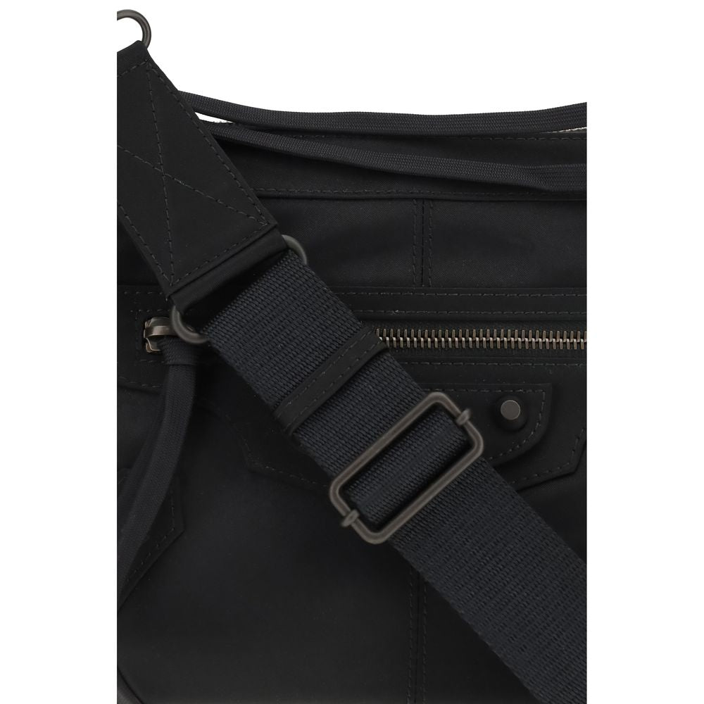 Balenciaga Black Le City Moto Small Shoulder Bag