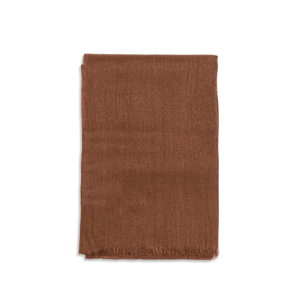 Brunello Cucinelli Brown Cashmere Scarf - Luxury Redefined