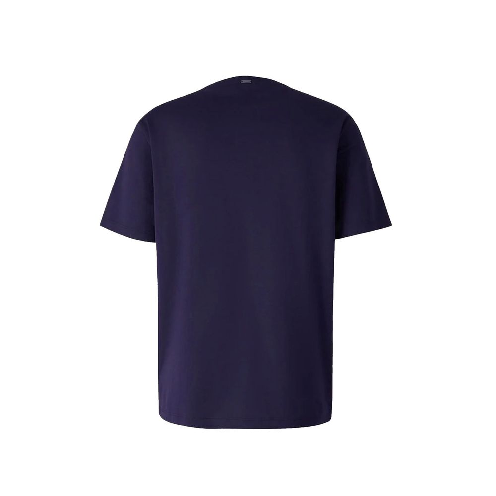 Herno Blue Cotton T-Shirt for Men