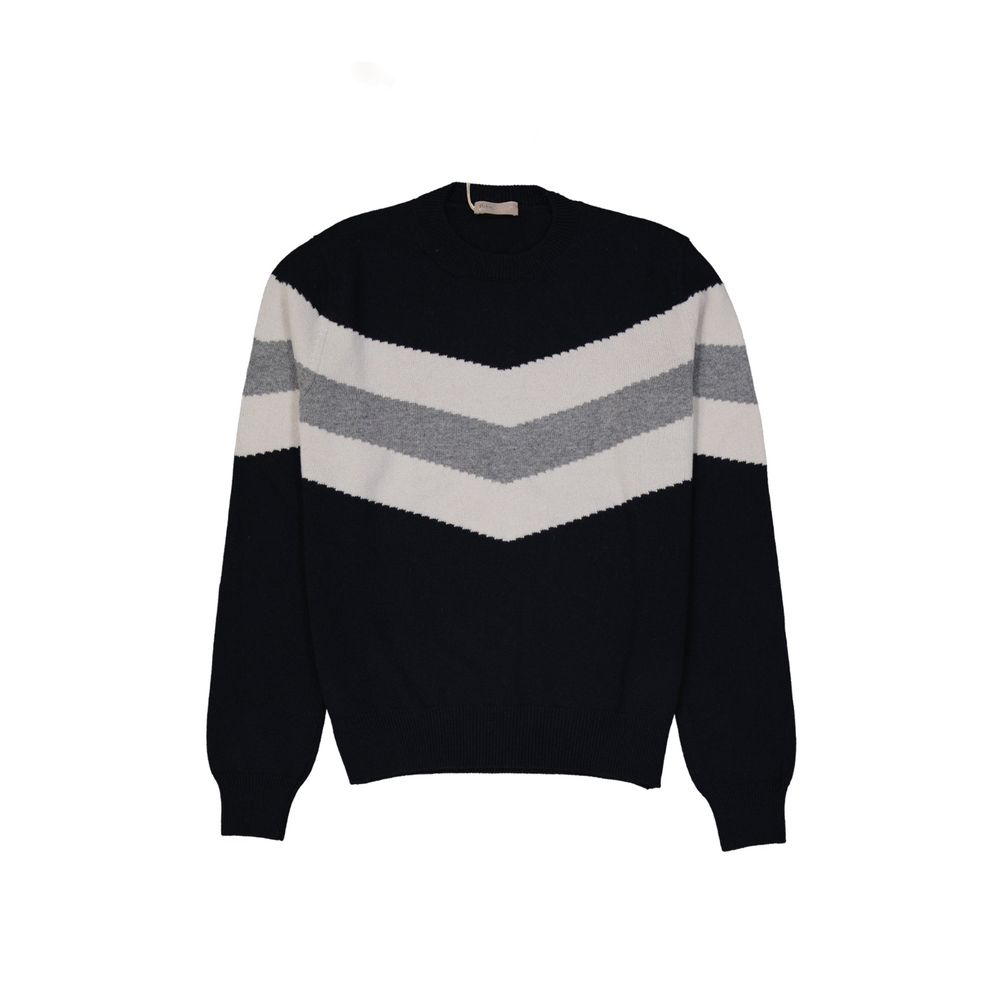 Herno Blue Wool Sweatshirt for Men