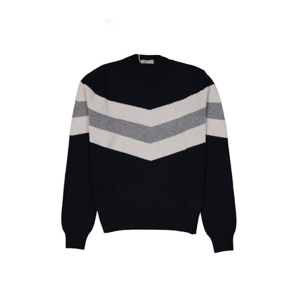Herno Blue Wool Sweatshirt for Men