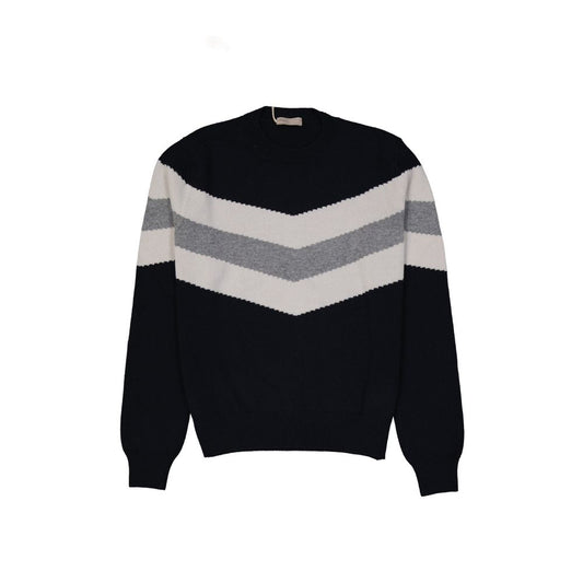 Herno Blue Wool Sweatshirt for Men