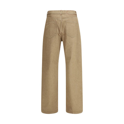 Jacquemus Beige Cotton Straight-Leg Jeans