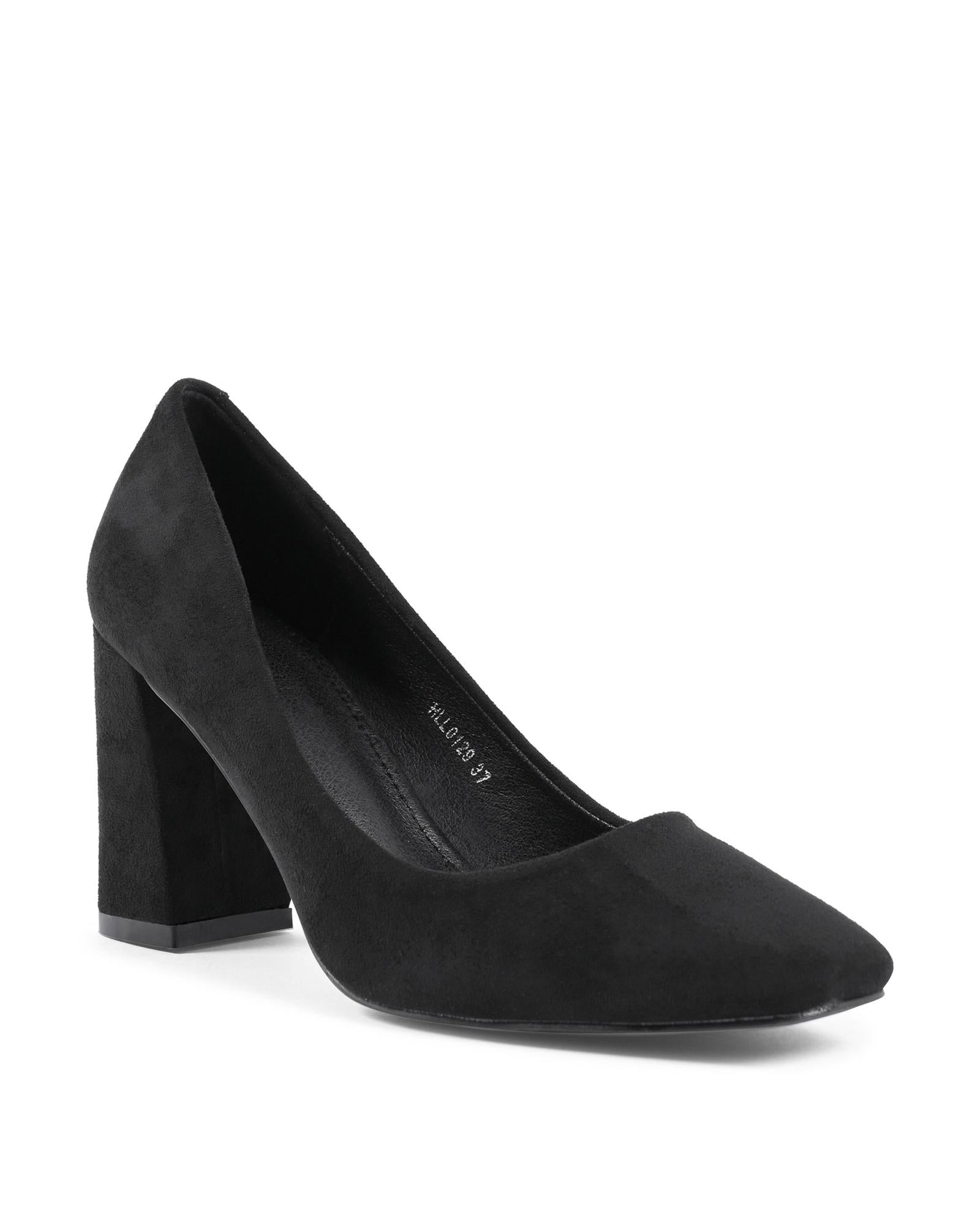 19V69 Italia Black Fabric Pumps - Chic Elegance for Every Occasion