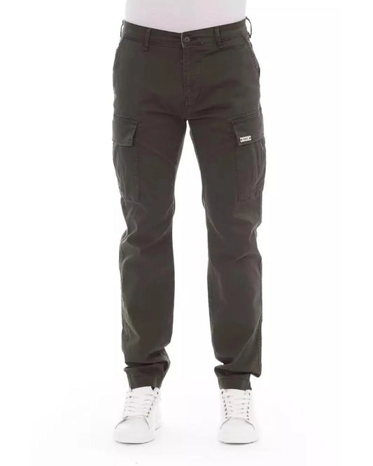 Baldinini Trend Army Cotton Cargo Pants