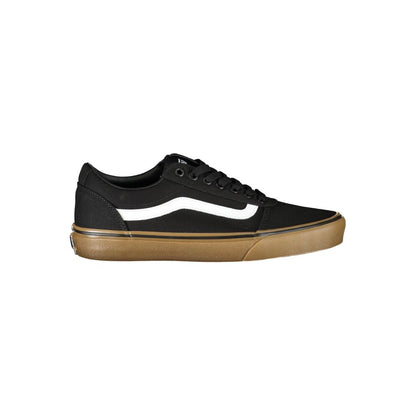 Vans Black Polyester Low Top Sneakers for Men