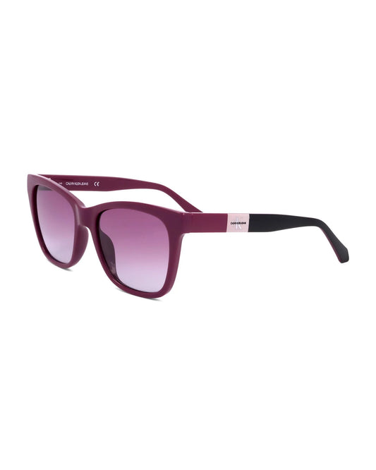 Calvin Klein Women’s Sunglasses – Purple Plastic Frame, Polarized Lenses