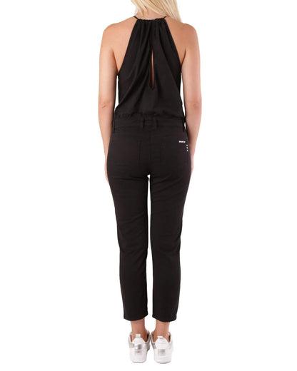 Met Black Cotton Jumpsuit