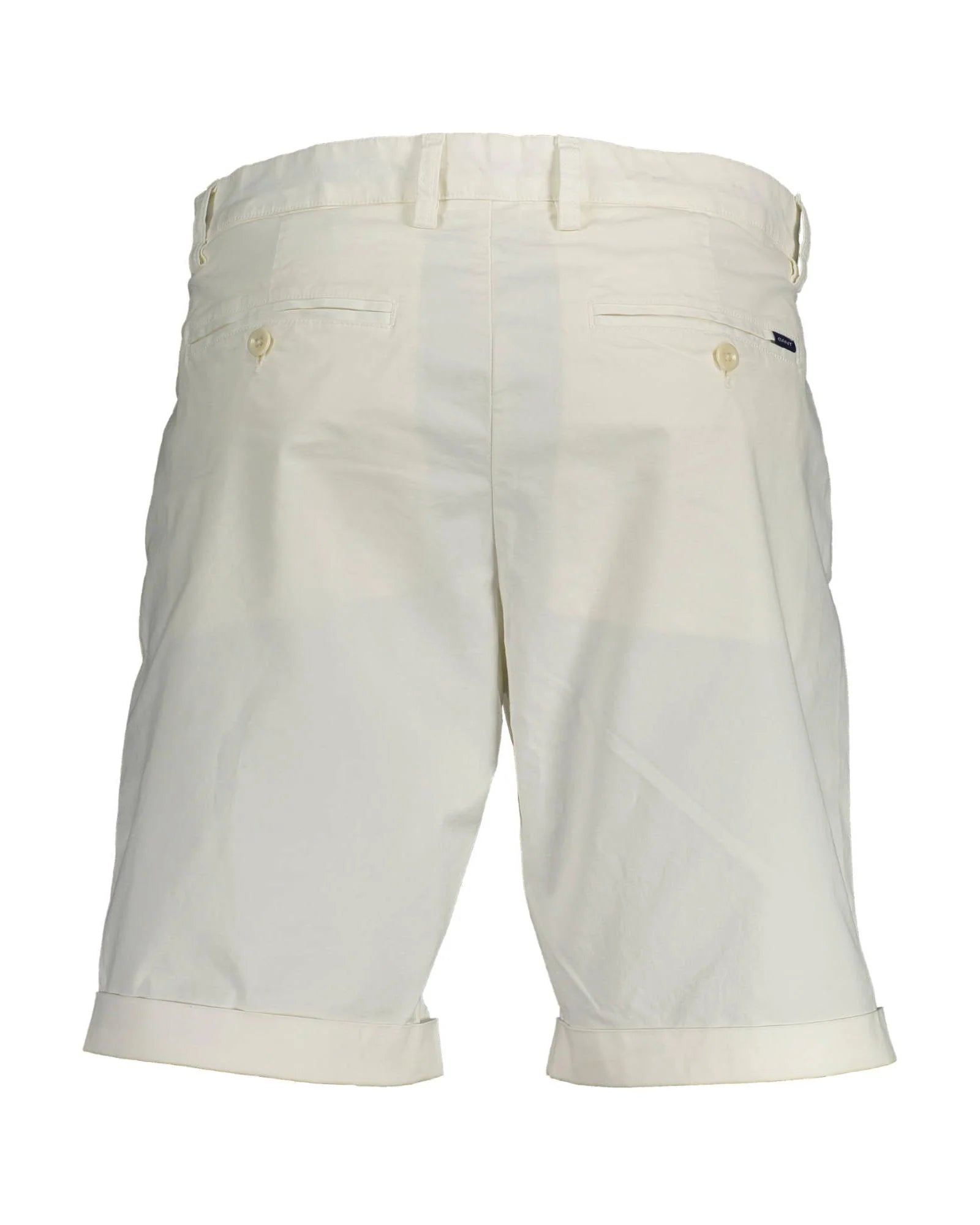 Gant White Cotton Bermuda Shorts - Classic Style and Comfort