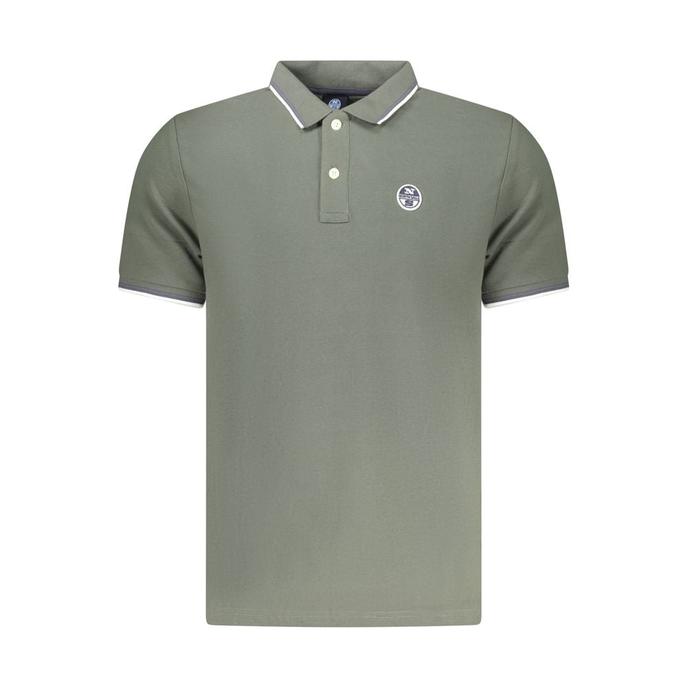 North Sails Verde Cotton Men Polo Shirt