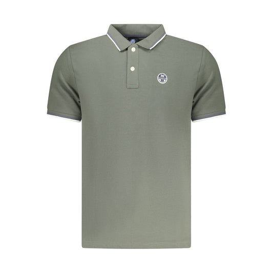 North Sails Verde Cotton Men Polo Shirt
