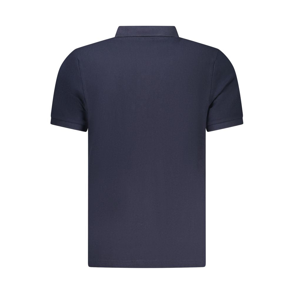 North Sails Blue Cotton Men Polo Shirt