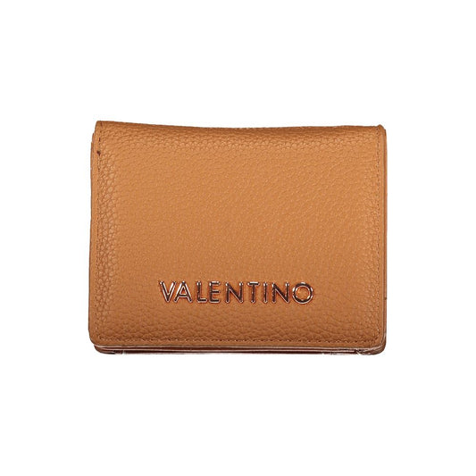 Mario Valentino Marrone Leather-Finish Woman Wallet