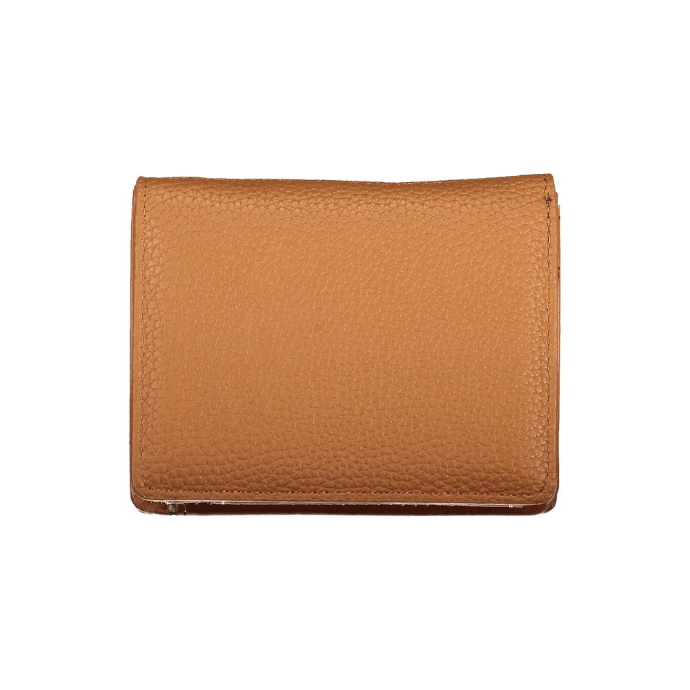 Mario Valentino Marrone Leather-Finish Woman Wallet