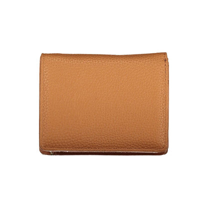 Mario Valentino Marrone Leather-Finish Woman Wallet