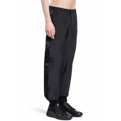 Prada Black Nylon Joggers