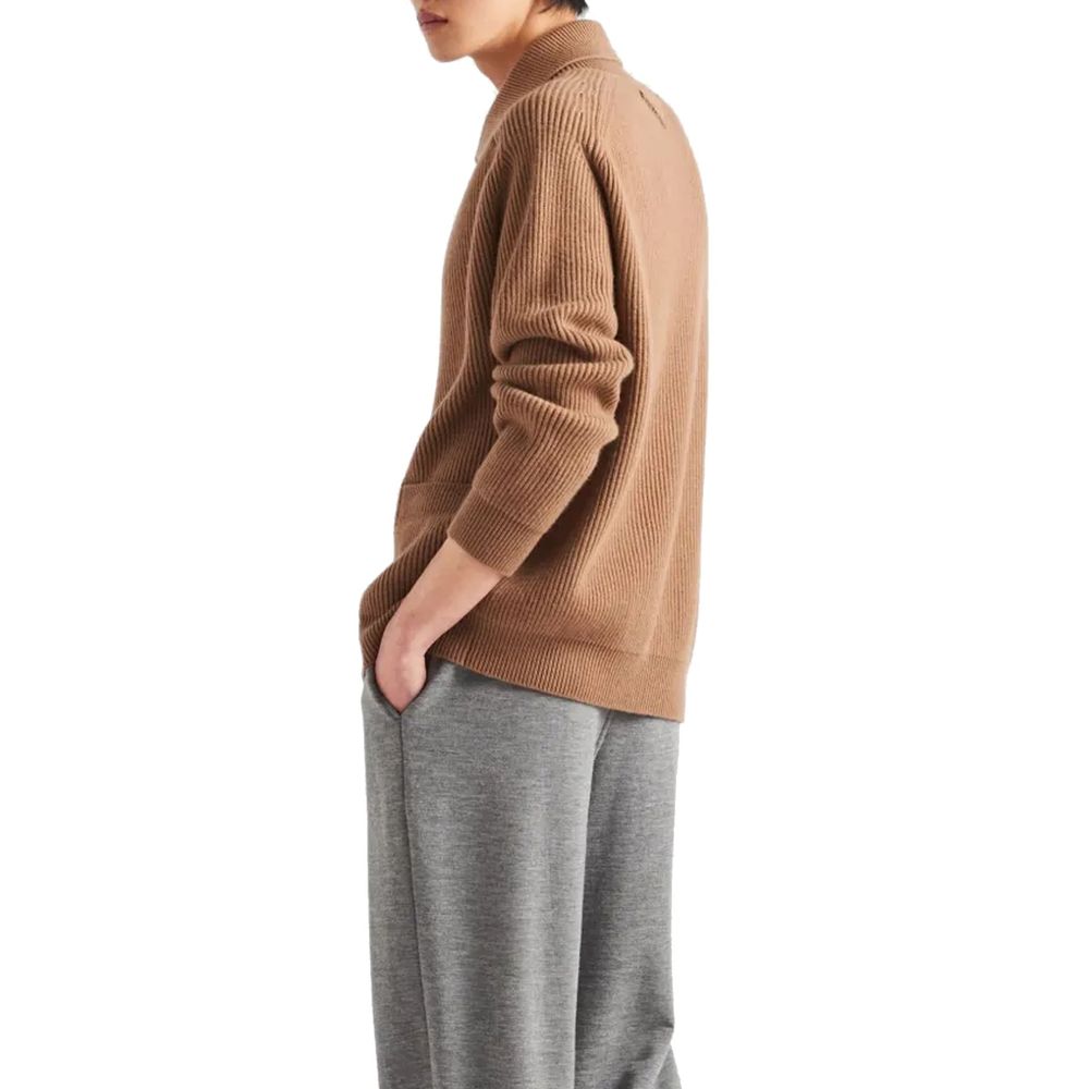 Prada Brown Cashmere Cardigan for Men