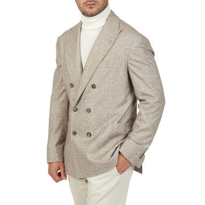 Brunello Cucinelli Beige Cashmere Coat