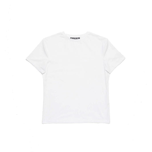 Acne Studios White Cotton T-Shirt - Unisex Classic Fit