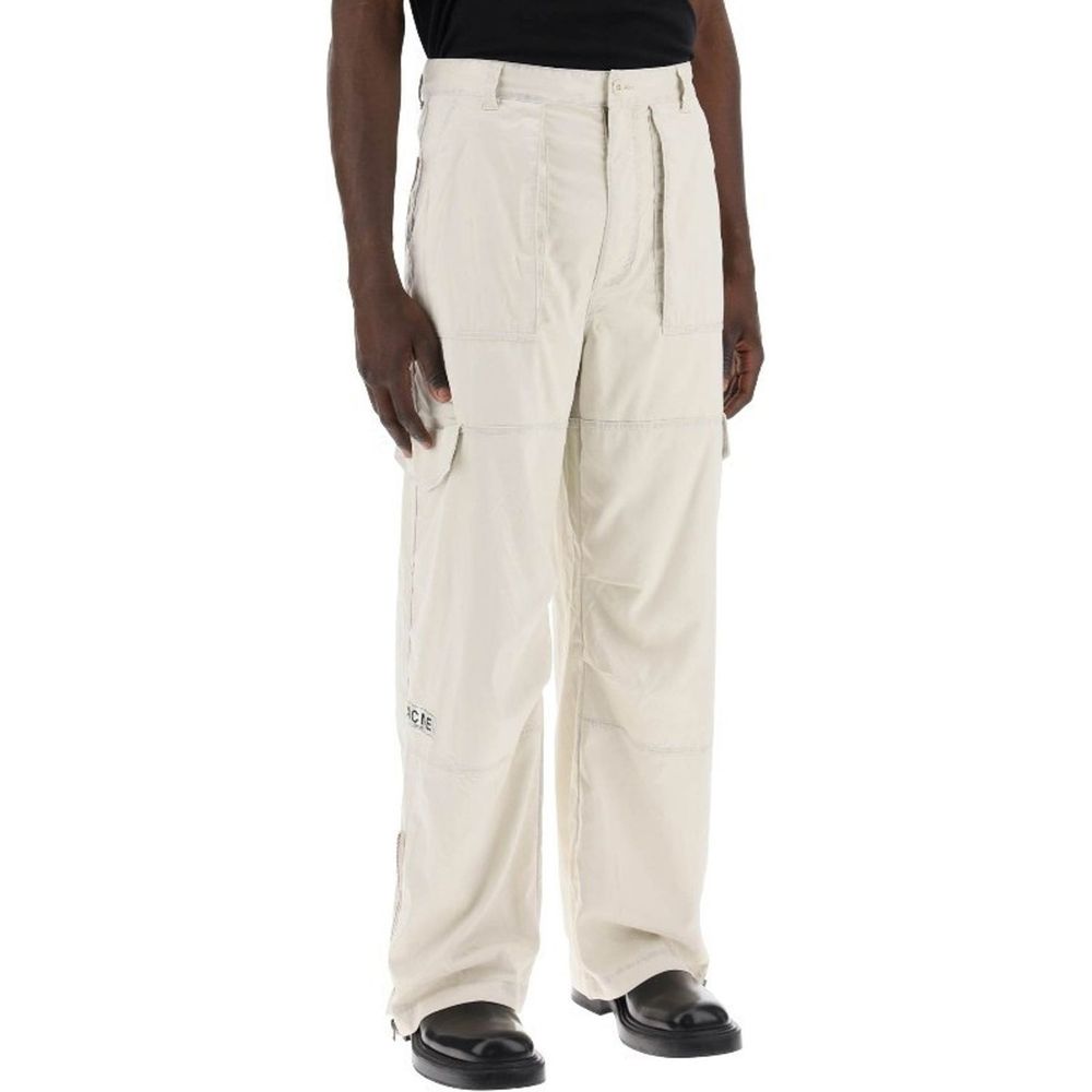 Acne Studios Beige Polyester Cargo Pants for Men