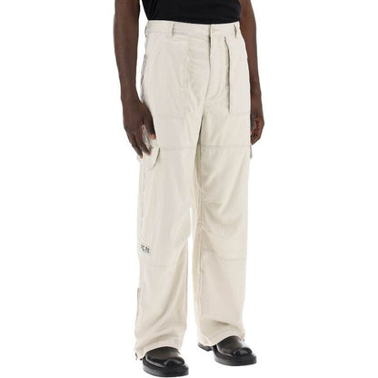 Acne Studios Beige Polyester Cargo Pants for Men