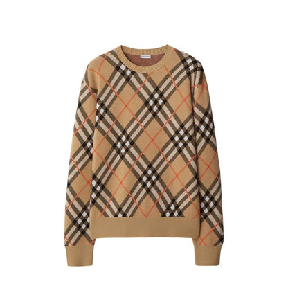 Burberry Brown Check Jumper for Women