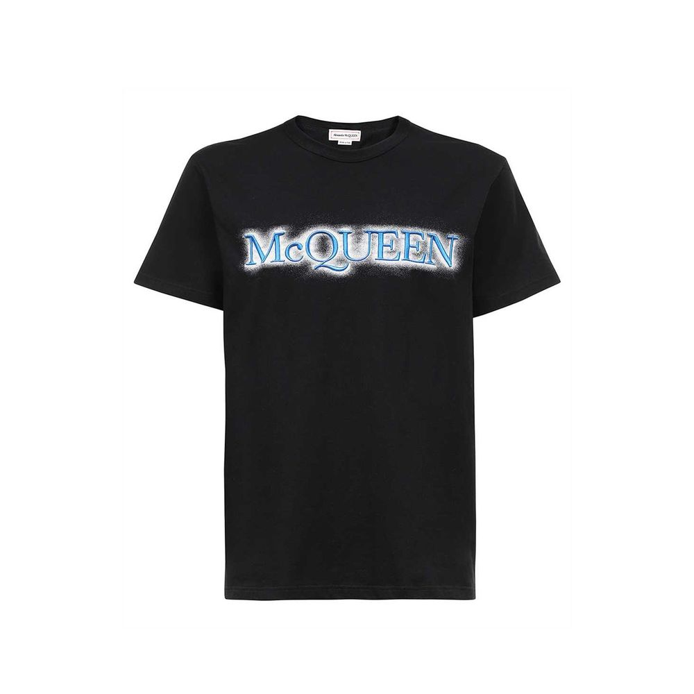 Alexander McQueen Black Cotton T-Shirt: A Statement of Elegance